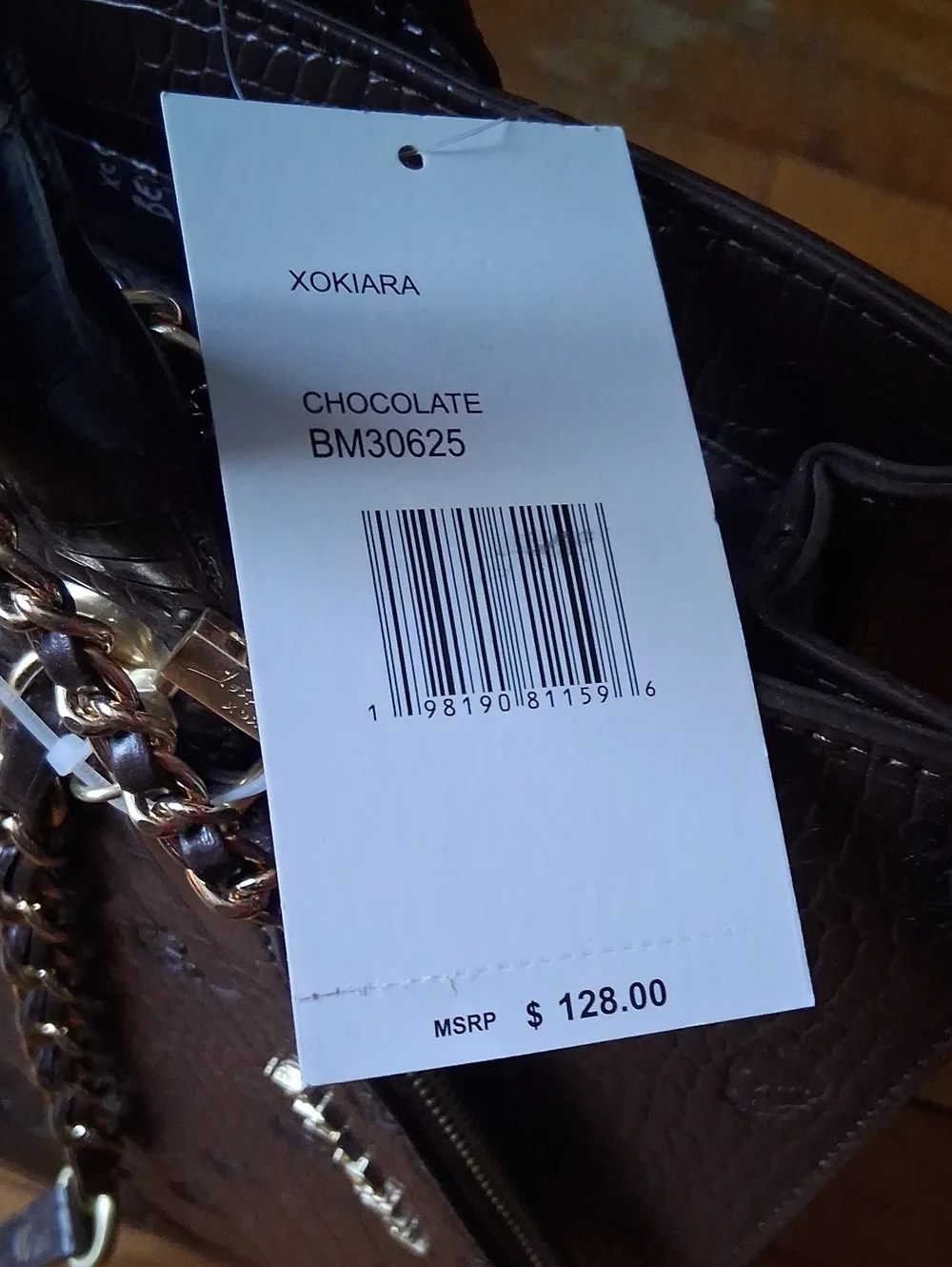 NWT Betsey Johnson Brown Skull Bag